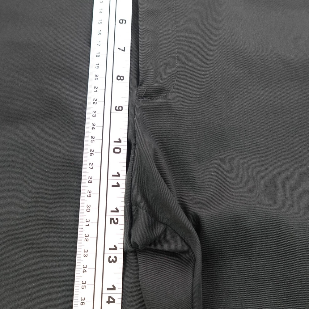 Haggar Dress Pants 38x32 Black Classic Fit No Iron Mid Rise Stretch Corporate - Picture 9 of 12